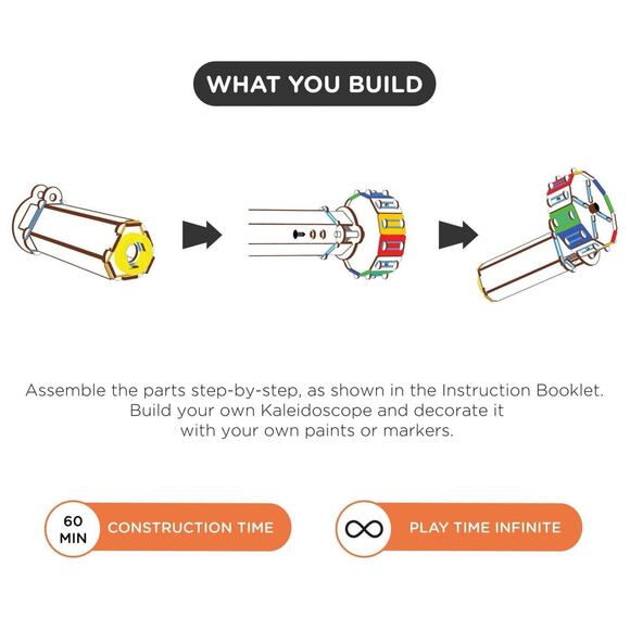 NEW Smartivity Kaleidoscope Toy Kit DIY Fun Educational Learning STEM Science 6+ - Picture 6 of 12